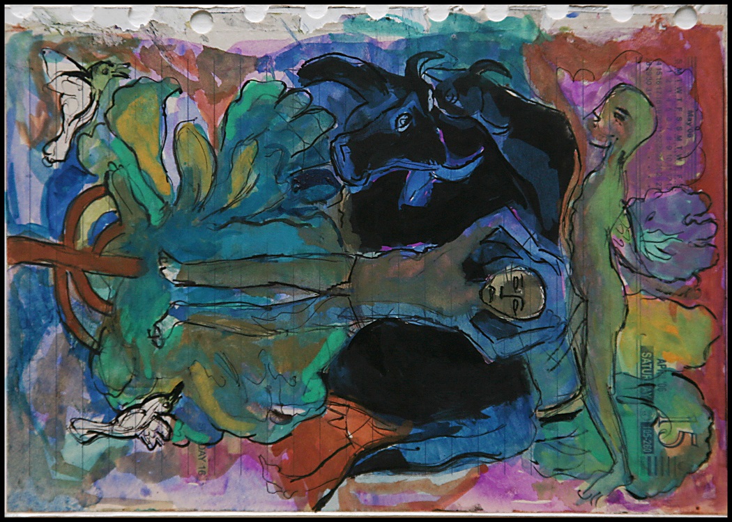 Dt281 Water Color On Paper  X  INC   Available.Jpg